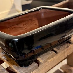 Bonsai pot 8 Inch made In Japan ceramic 