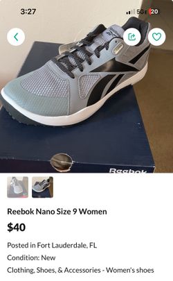 NEW REEBOK NANO Size 9 Woman