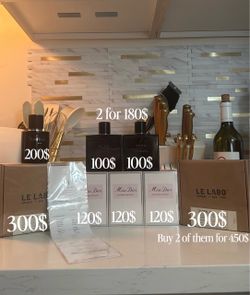 Designer Fragrance Lot – Dior, Chanel, Le Labo, Sauvage