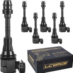 Set of 6 Ignition Coil Pack Fits for 2003 2004 2005 2006 2007 2008 Nissan 350...