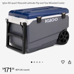 IGLOO 90QT MAXCOLD COOLER like new