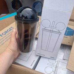 Mickey Tumbler cups With Straw 