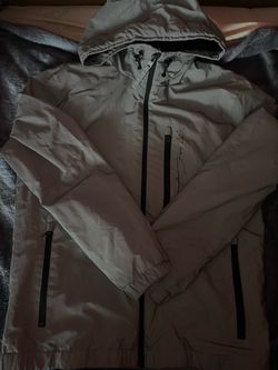 Reflective Holister Hooded Zip-Up Jacket SIZE-XS