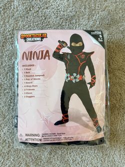Kids Ninja Costume Size S (5-7 yrs)