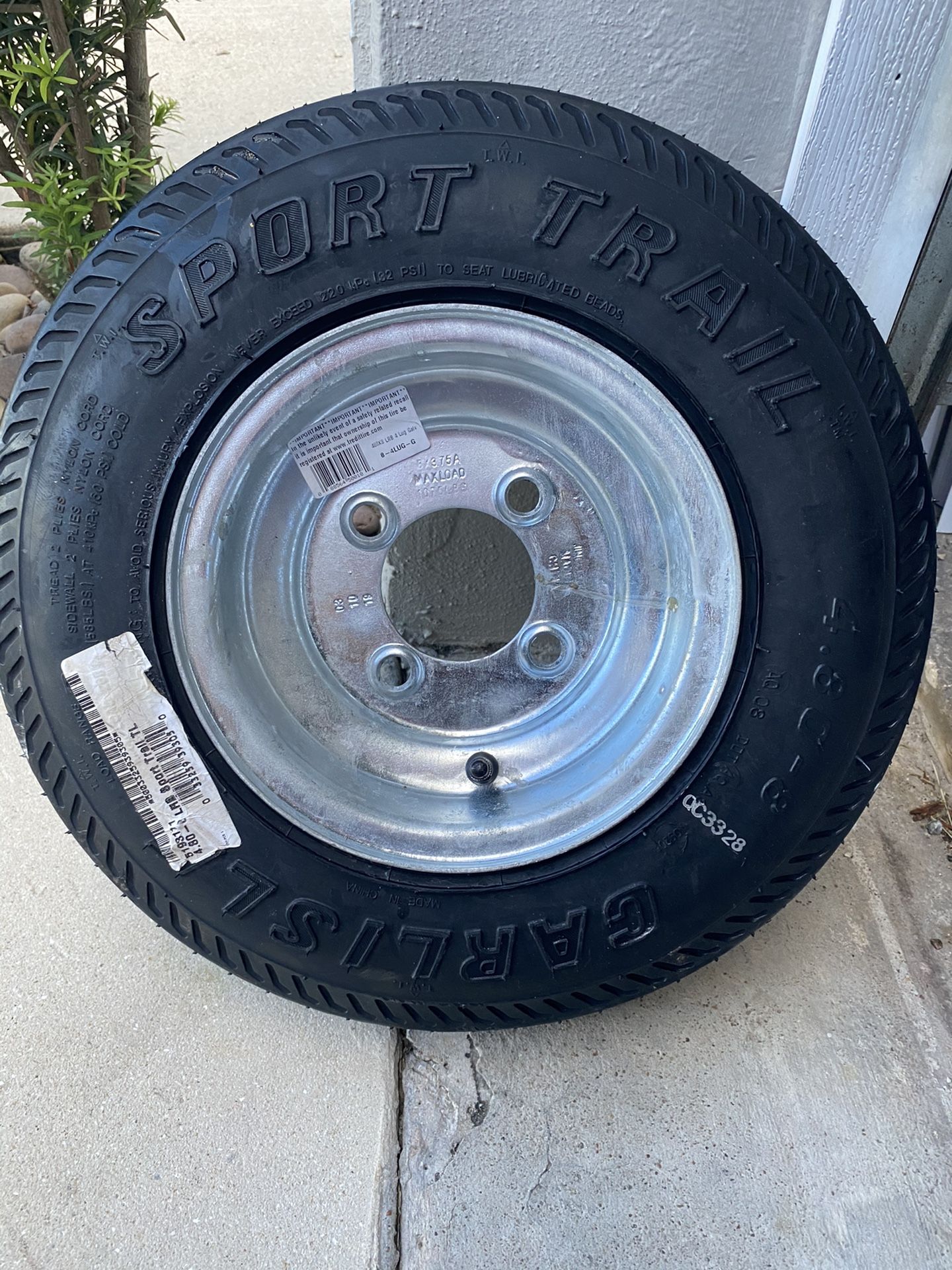 Trailer tire brand new