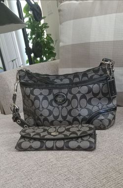 Vintage Coach Bag and Wallet Set