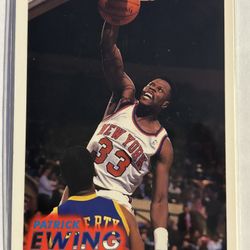 1993 Fleer Patrick Ewing #141  New York Knicks Basketball Card