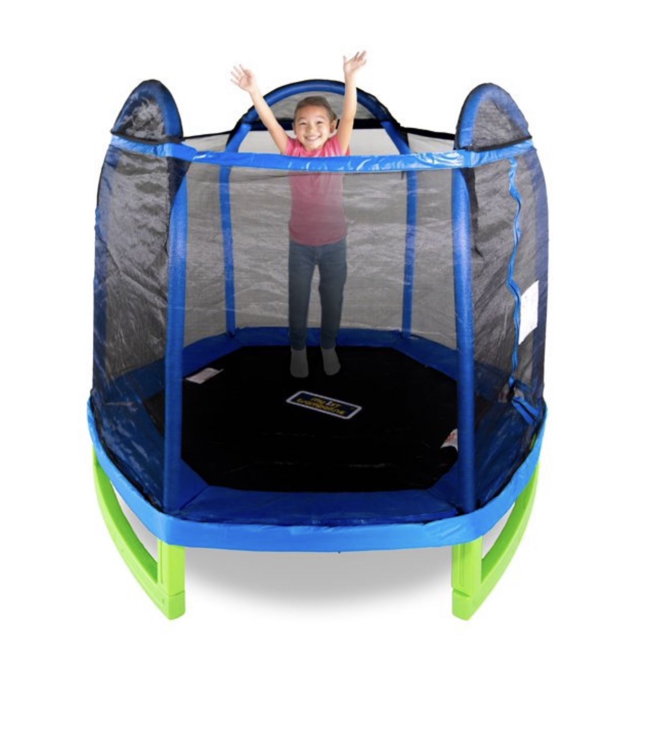 Bounce Pro 7-Foot My First Trampoline With Flash Light Zone (Ages 3-10)