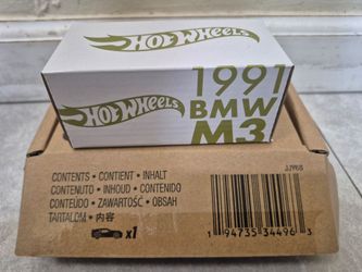 Hot Wheels RLC Exclusive 1991 BMW M3 Olive  IN HAND