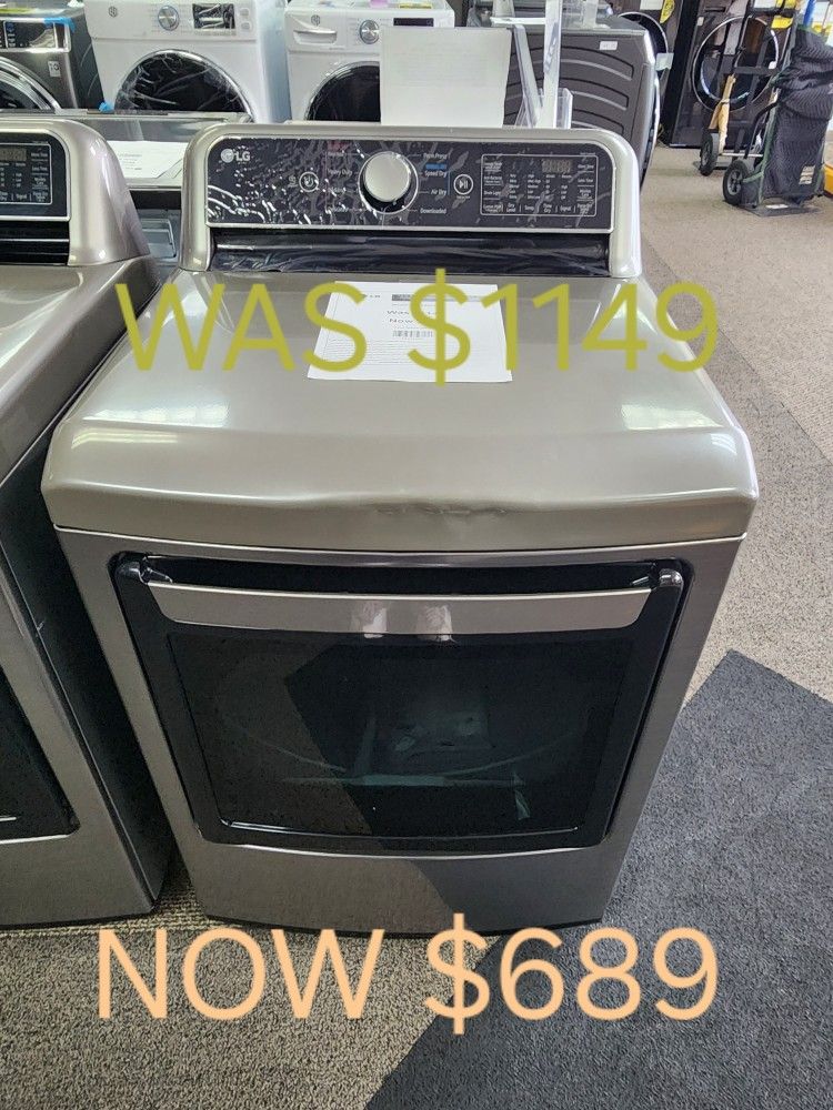 7.3 Cu. Ft. Large Capacity Vented Electric Dryer With Sensor