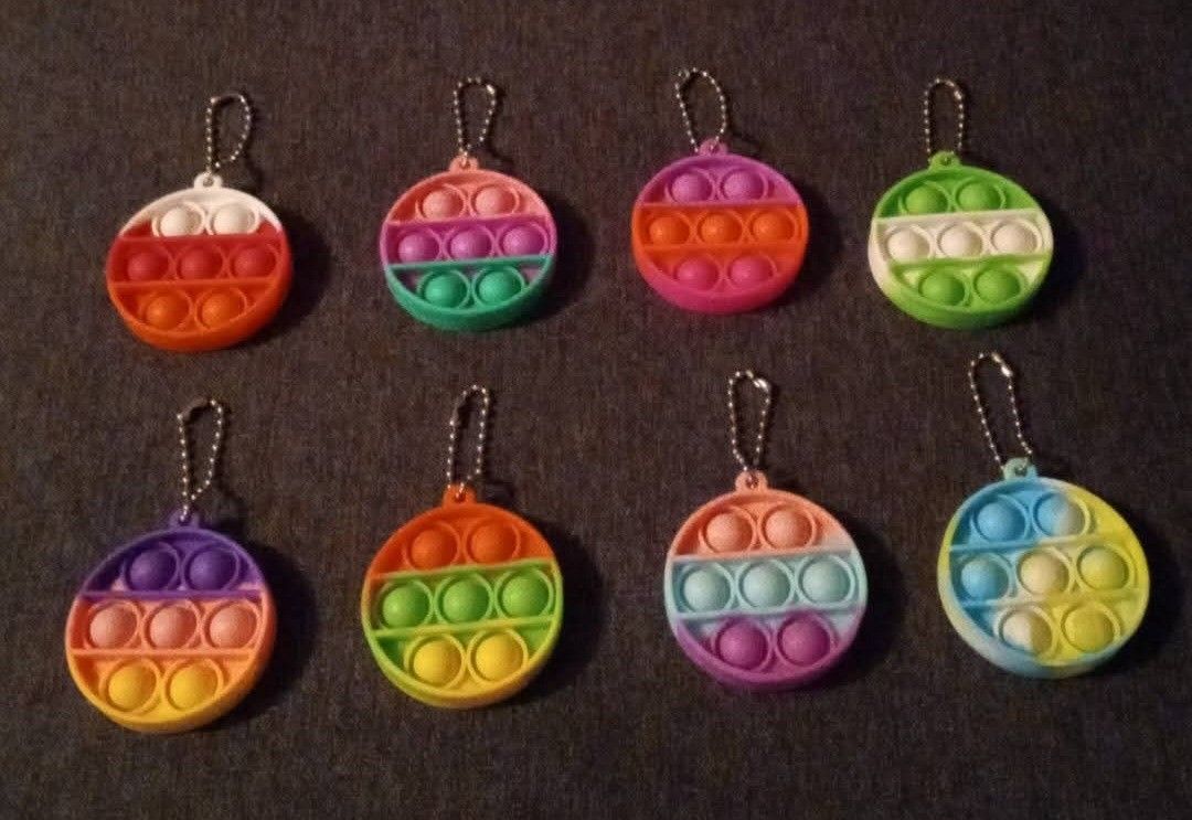 Pop-it Fidget Keychains Bundle