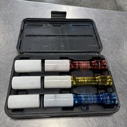 Esco 3PC 1/2” Impact Colored Socket Set