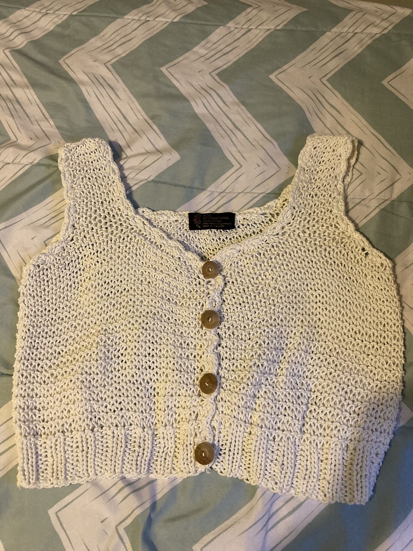 Knitted Off White Top