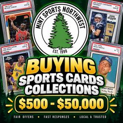 Buying Sports Cards $500 - $50,000