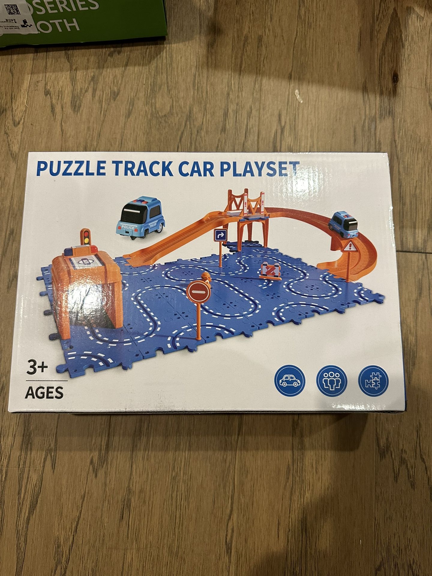 Puzzle Track Car Playset