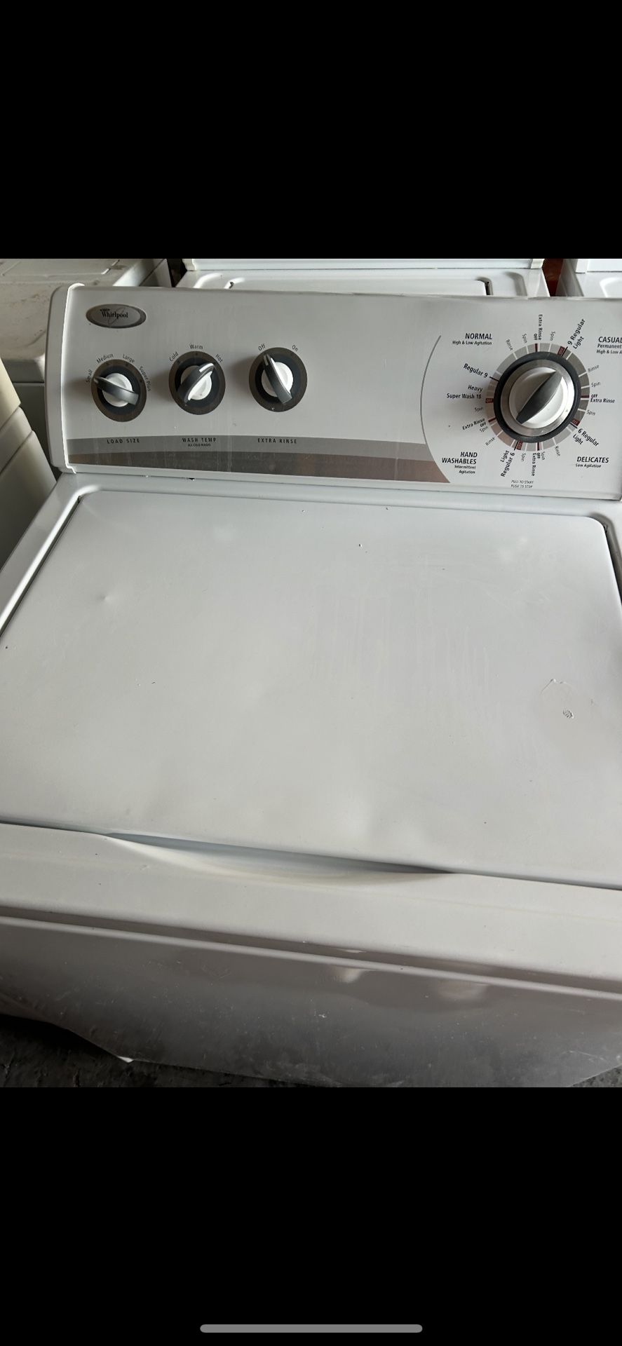Whirlpool Washer With Warranty