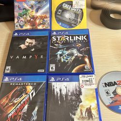 PS4 Game Lot 7 Disc 