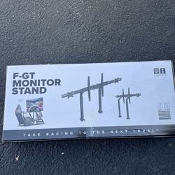 Next Level Racing monitor stand for racing simulators.