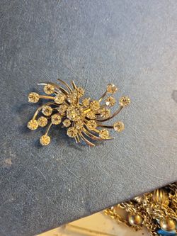 1940s Emmons "FIERY ICE" Brooch