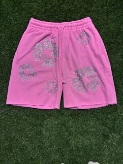 DENIM TEARS RHINESTONE SHORTS SIZE M ✅
