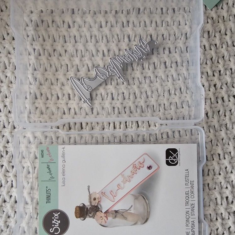 Sizzix Thinlit Die Te Extraño (I Miss You)