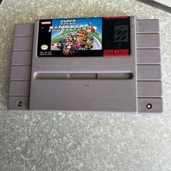 Super Mario Kart For The Super Nintendo Super