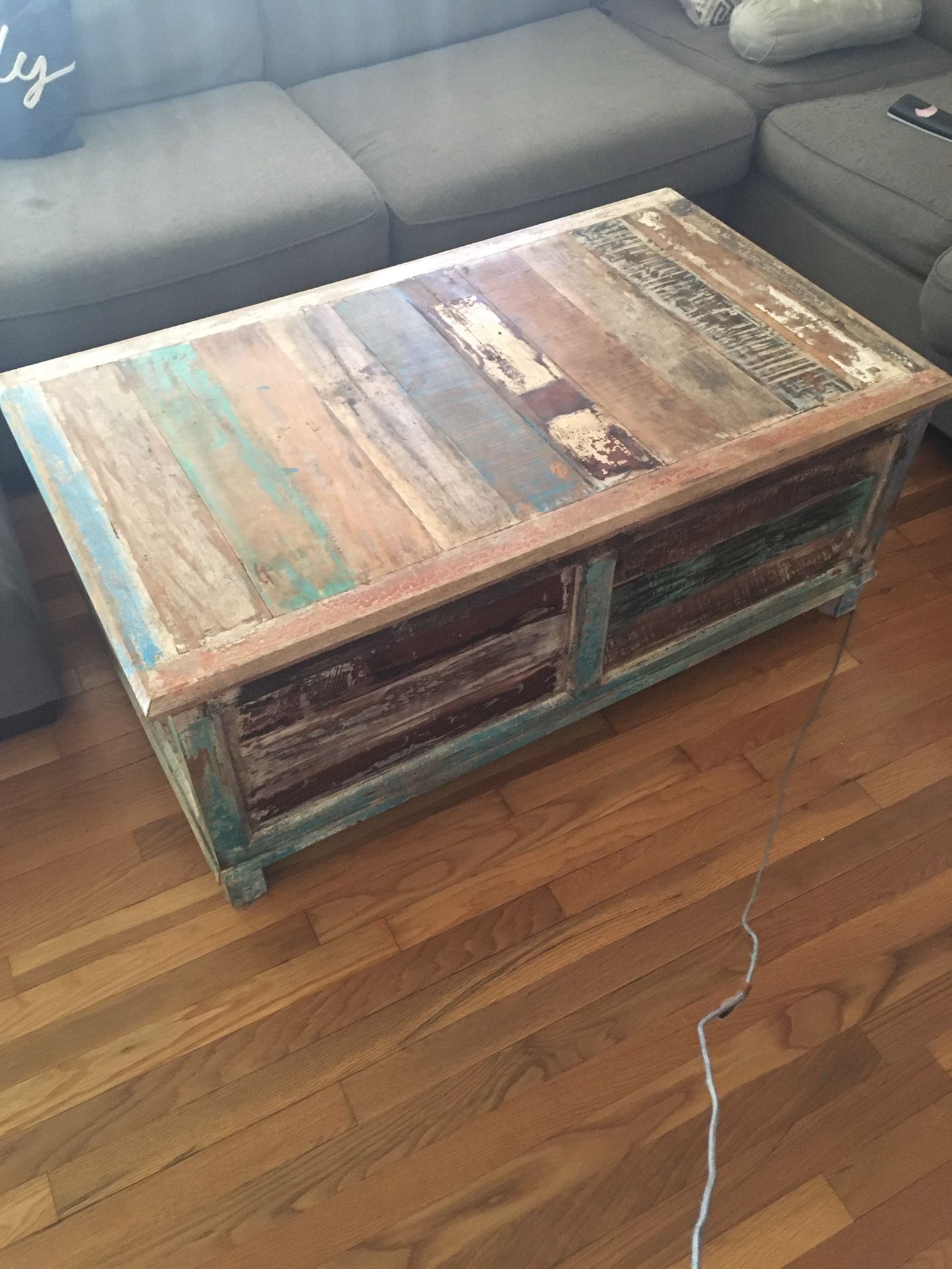 Wooden Coffee Table w/ Storage