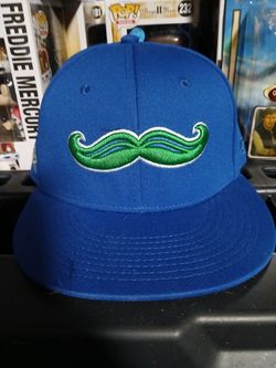 Brand New Lexington Legends Blue Mustache OC Sports Hat Size M/L