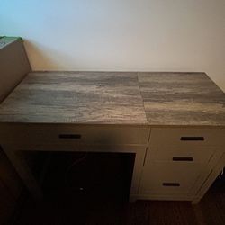Grey Sit/stand Desk