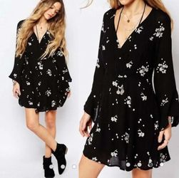 Free People Black Mini Dress - Size 2