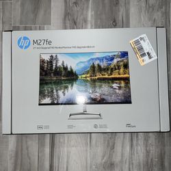 HP 27" Full HD IPS Computer Monitor, AMD FreeSync, (2 x HDMI, VGA) - M27fe