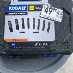 Kobalt Impact Grade 3/8” Drive 