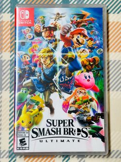 Super Smash Bros. Ultimate - Nintendo Switch With Case Tested/Works P992