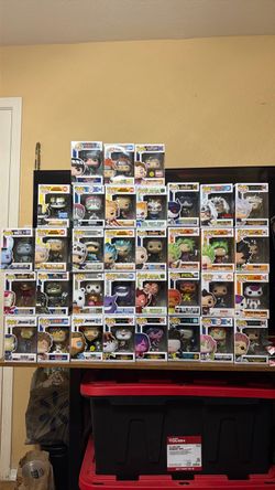 Large Funko Pop Collection Lot