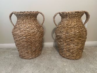 Wicker Vase Large