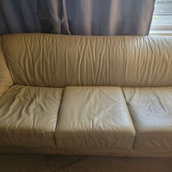FREE Leather Couch and Armchair 