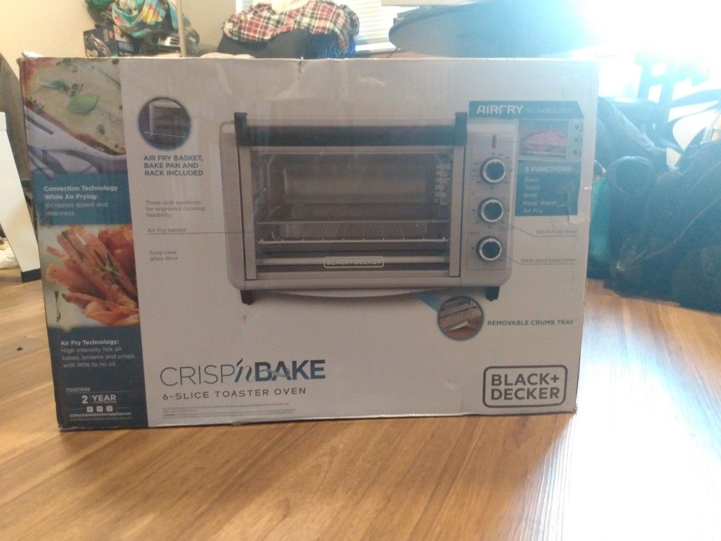 Black And Decker Toaster Oven/air Fryer for Sale in Bentonville, AR -  OfferUp