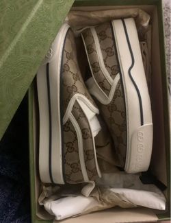 Gucci GG Canvas Slip-On Sneakers