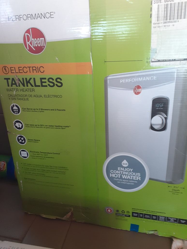 Brand new Tankless hotwater heater!!