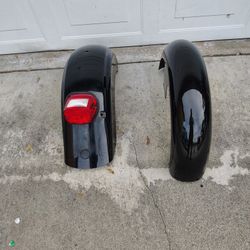 Harley-Davidson Chopper Motorcycle Bagger Front And Rear Fenders