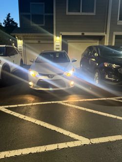Toyota Silver Sedan
