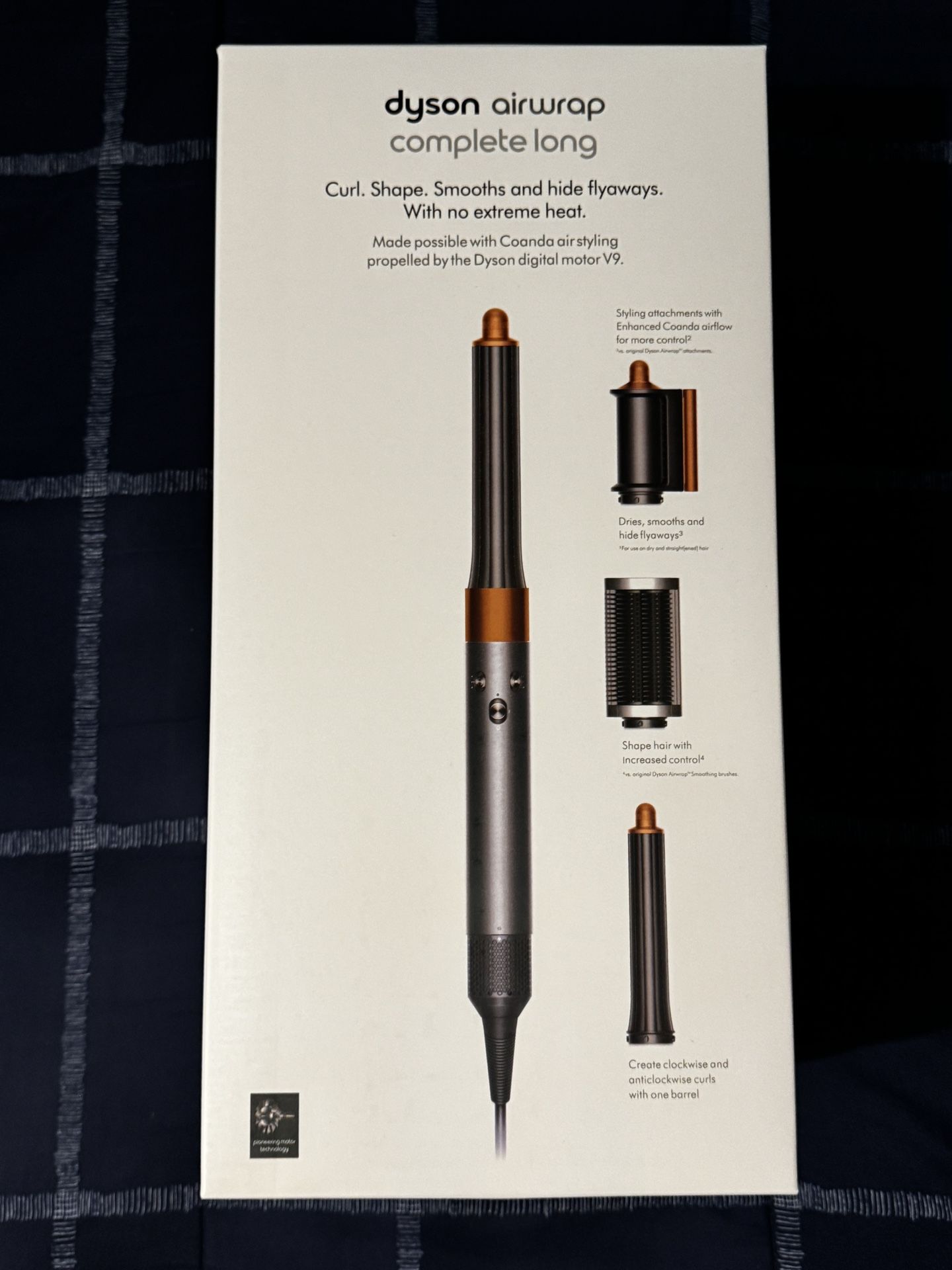 Brand New Dyson Airwrap Multi-Styler Complete Long Nickel/Copper