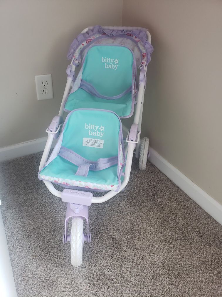 Bitty Baby American Doll Double Stroller