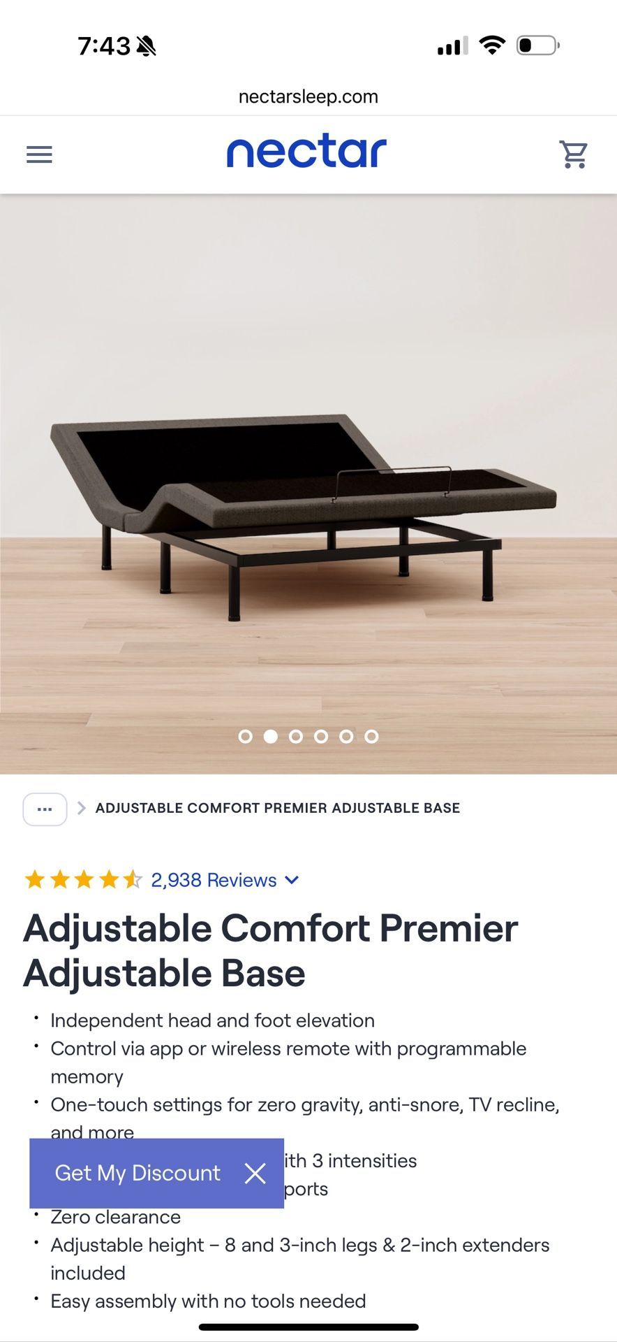 Remote Controlled Bed Frame (Q)