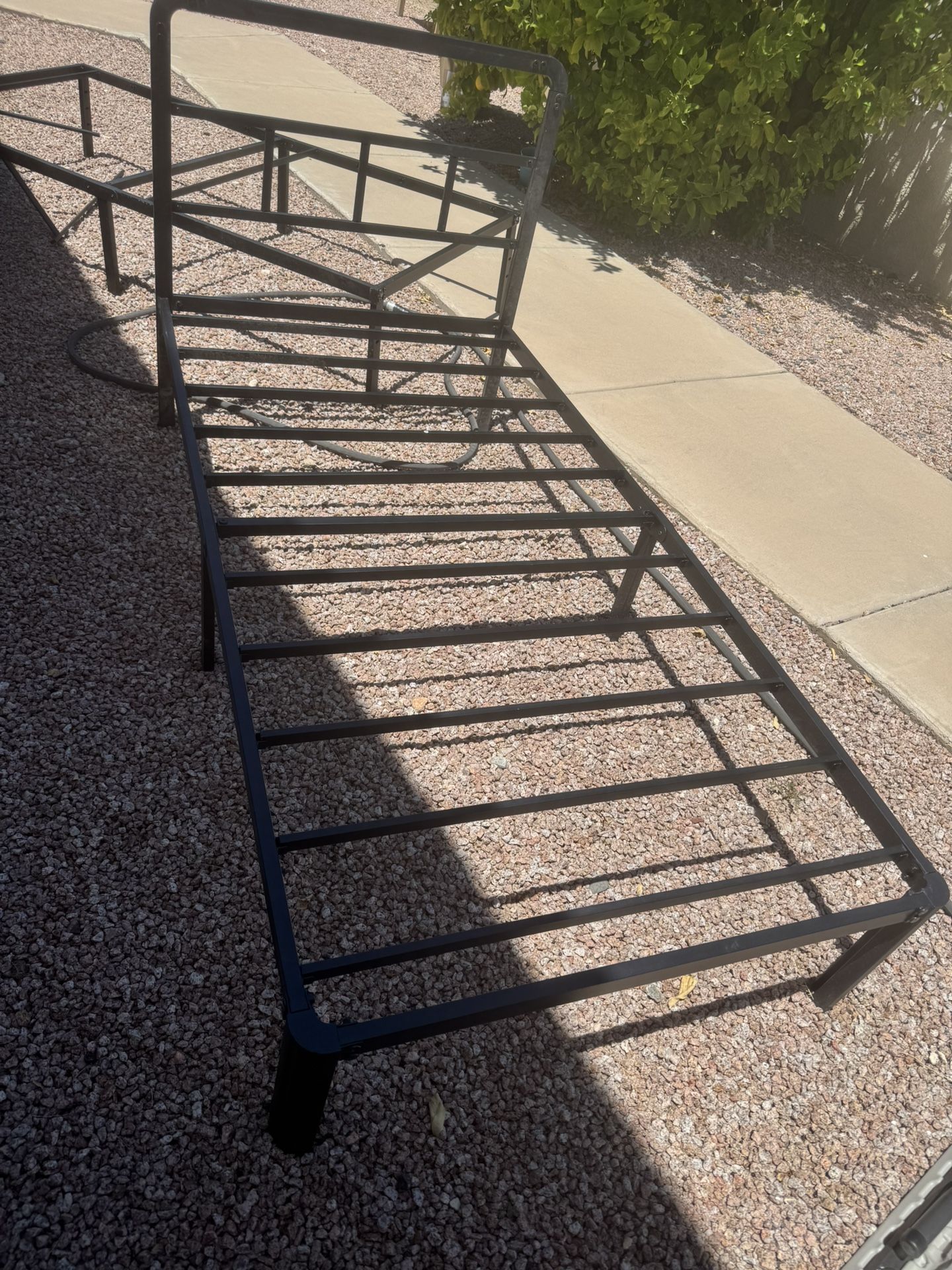 New Black Twin Bed Frame