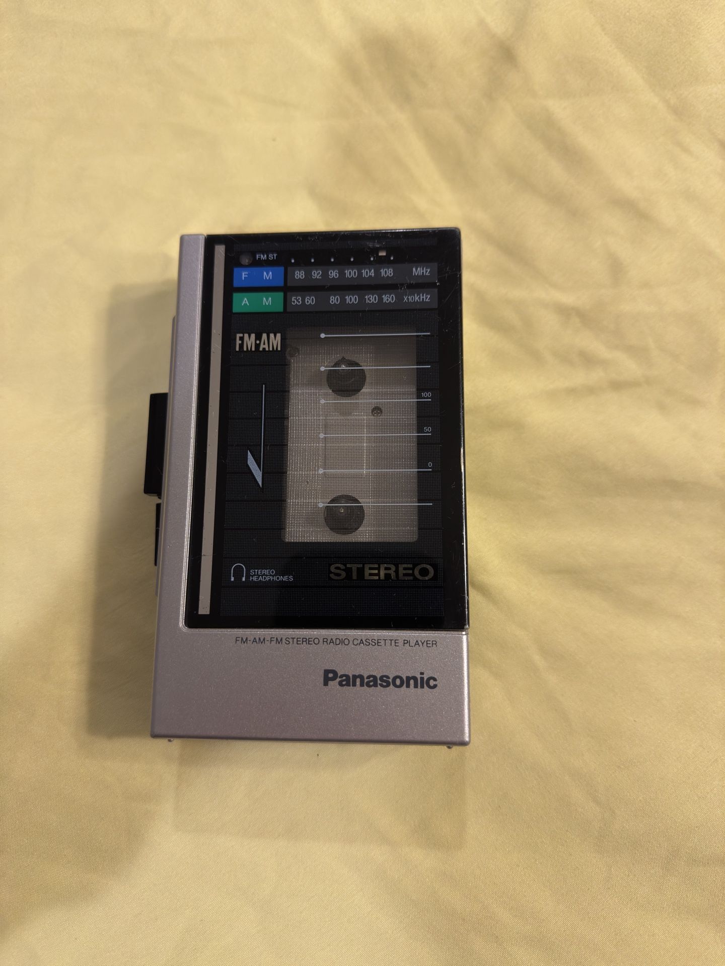Panasonic Stereo Am /Fm Radio Walkman Cassette