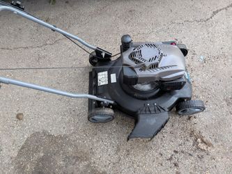 Push mower cabaret has been completely rebuilt and new fuel lines installed and blade has been sharpened