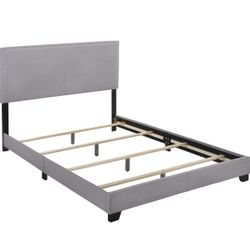 Crown Mark Upholstered Panel Bed