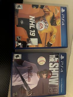 PS4 Games: NHL 19 & The Show 19