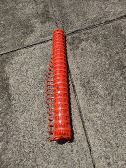 Orange Safety Fence